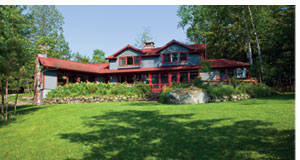 Beside the Point - Upper Saranac Lake Great Camp - Adirondacks, New York - Sold by Adirondack Waterfront